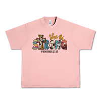 Salmon she i̇s strong proverbs 31 25 Urban Heavy Tee - JahusDesignShop