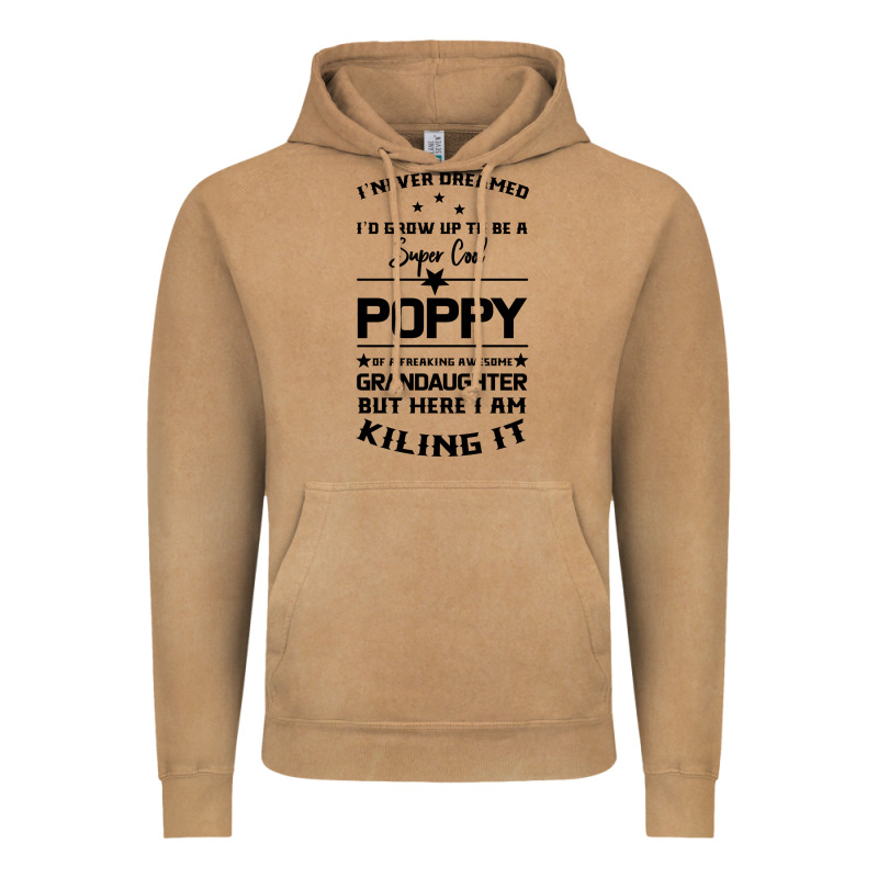 Super Cool Poppy Of A Freaking Awesome Granddaugh Vintage Hoodie by Bettercallsaul | Teevron