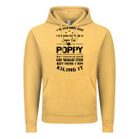 Vintage Mustard Super Cool Poppy Of A Freaking Awesome Granddaugh Vintage Hoodie - Bettercallsaul