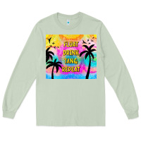 Matcha float drink tan & repeat Long Sleeve Tee - TumblerDesignByShophia