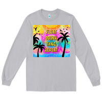 Moon Dust float drink tan & repeat Long Sleeve Tee - TumblerDesignByShophia
