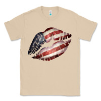 Mushroom American Flag Lips Classic Tee - Bettercallsaul