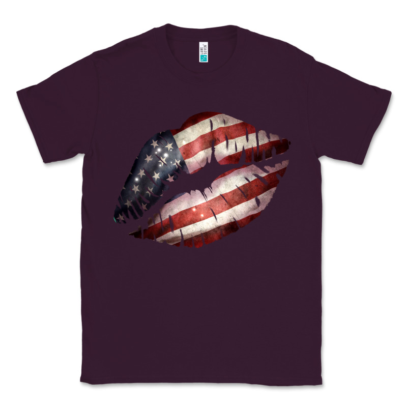 American Flag Lips Classic Tee by Bettercallsaul | Teevron