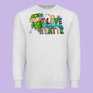 Live Christmas Latte Premium Sweatshirt Designed By Cowhidedigitalart