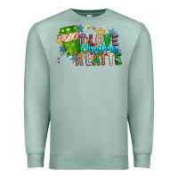 Seafoam LIve Christmas Latte Premium Sweatshirt - CowhideDigitalArt