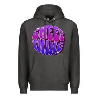 Charcoal Heather editable sweet thing Premium Hoodie - tuanDangUi