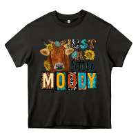 Asphalt just a little moody with cow Heavy Core Tee - NancyCooperArtShop