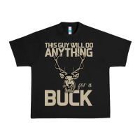 Black Funny Hunters Will Do Anything For a Buck Hunting Urban Heavy Tee - Bettercallsaul