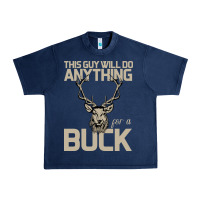 Navy Funny Hunters Will Do Anything For a Buck Hunting Urban Heavy Tee - Bettercallsaul