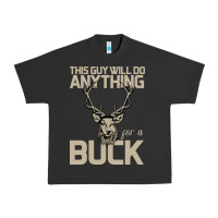 Pigment Black Funny Hunters Will Do Anything For a Buck Hunting Urban Heavy Tee - Bettercallsaul