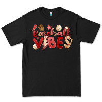 Black baseball vibes Premium Tee - MaliasSmallBusiness