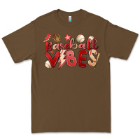 Cacao baseball vibes Premium Tee - MaliasSmallBusiness