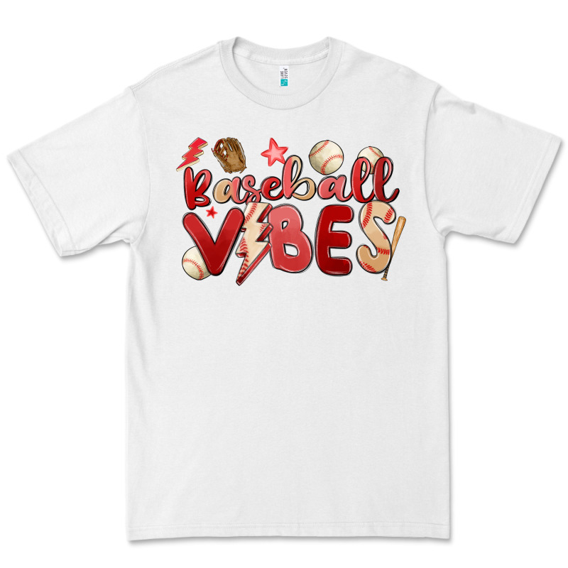 Baseball Vibes Premium Tee by MaliasSmallBusiness | Teevron