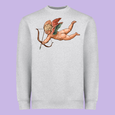Cupid Olivia Heavyweight Sweatshirt Designed By Oliviacreatesart