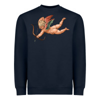 Navy cupid olivia Heavyweight Sweatshirt - OliviaCreatesArt