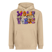 Mushroom Spooky Vibes Heavyweight Hoodie - CowhideDigitalArt