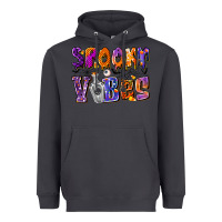 Smoke Spooky Vibes Heavyweight Hoodie - CowhideDigitalArt