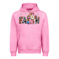 Fuchsia Pink faith cross Urban Hoodie - Artiststas