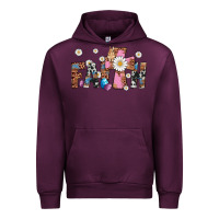 Mauve Wine faith cross Urban Hoodie - Artiststas