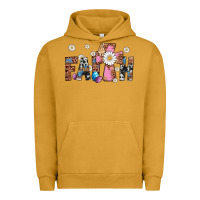 Pigment Peanut Butter faith cross Urban Hoodie - Artiststas