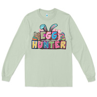Matcha Egg hunter plate letters Easter Day Long Sleeve Tee - HowdyJamesFarm