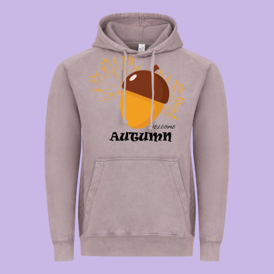 Welcome Autumn Vintage Hoodie Designed By Bettercallsaul