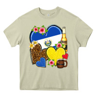 Mossy el salvador hearts Heavy Core Tee - NancyCooperArtShop