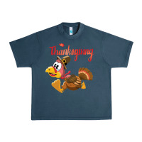 Midnight Navy Thanksgiving family Urban Heavy Tee - tuanDangUi