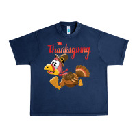 Navy Thanksgiving family Urban Heavy Tee - tuanDangUi