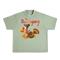 Oil Green Thanksgiving family Urban Heavy Tee - tuanDangUi