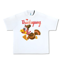 White Thanksgiving family Urban Heavy Tee - tuanDangUi
