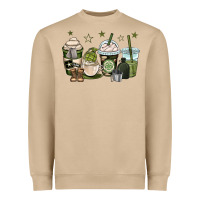 Mushroom us army coffee cups Heavyweight Sweatshirt - OliviaCreatesArt