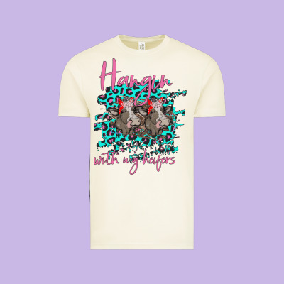 Hangin With My Heifers Vintage Tee Designed By Bettercallsaul