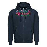 Navy We Fight Together Zipper Hoodie - BundleAndBundleShop
