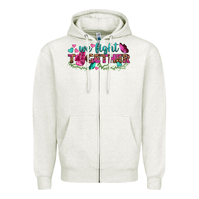 We Fight Together Zipper Hoodie by BundleAndBundleShop | Teevron