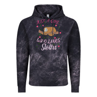 Just A Girl Who Lowes Sloths Vintage Hoodie | Teevron