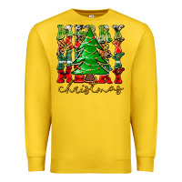 Lemon Merry Christmas Tree Premium Sweatshirt - CowhideDigitalArt