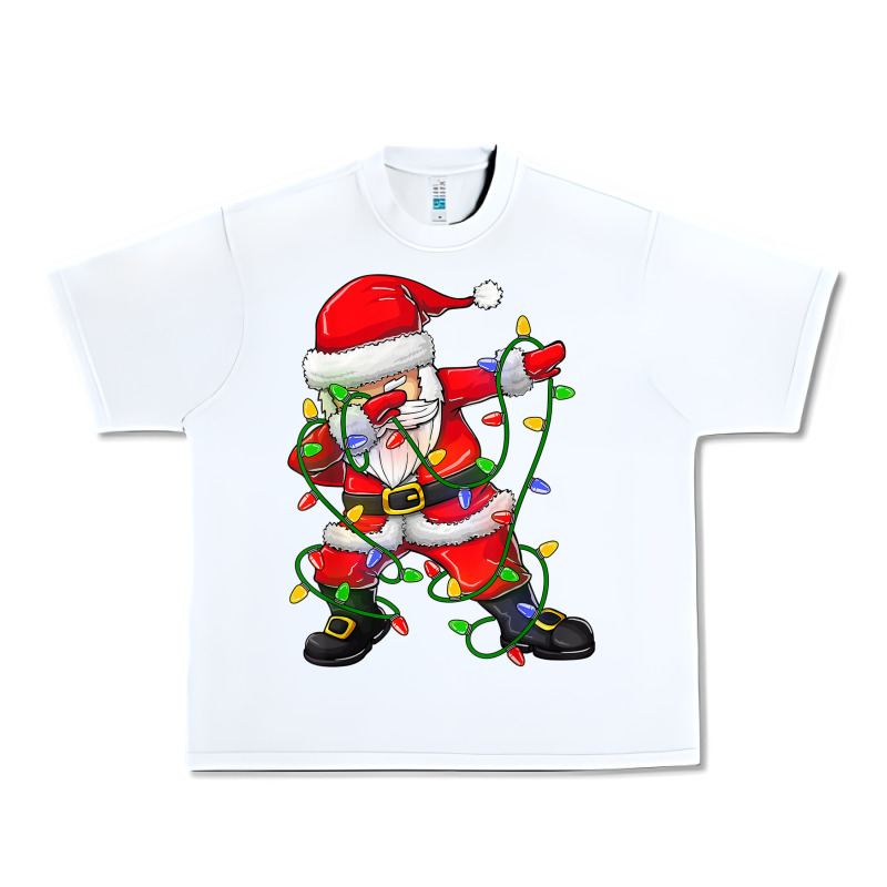 Dabbing Santa Christmas Tree Lights Urban Heavy Tee by tuanDangUi | Teevron