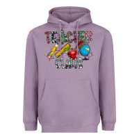 Lavender Teacher Calus Heavyweight Hoodie - CowhideDigitalArt