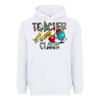White Teacher Calus Heavyweight Hoodie - CowhideDigitalArt