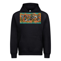 Black texas sunflower cactus cowhide leopard licence plate Urban Hoodie - Artiststas
