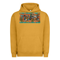 Pigment Peanut Butter texas sunflower cactus cowhide leopard licence plate Urban Hoodie - Artiststas