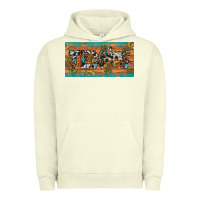 Pigment Pistachio texas sunflower cactus cowhide leopard licence plate Urban Hoodie - Artiststas