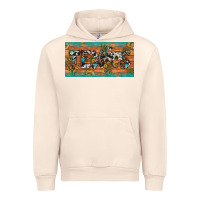 Sandshell texas sunflower cactus cowhide leopard licence plate Urban Hoodie - Artiststas