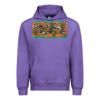 Tulip texas sunflower cactus cowhide leopard licence plate Urban Hoodie - Artiststas