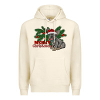 Tofu merry christmas french bulldog Premium Hoodie - RanaPortraitStore