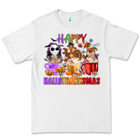 White happy hallothanksmas Premium Tee - MaliasSmallBusiness