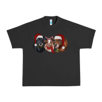 Pigment Black christmas heifers Urban Heavy Tee - RanaPortraitStore