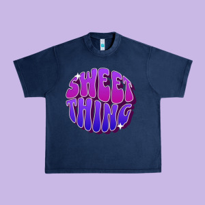 Editable Sweet Thing Urban Heavy Tee Designed By Tuandangui