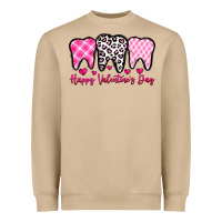 Mushroom happy valentines day dentist Heavyweight Sweatshirt - OliviaCreatesArt